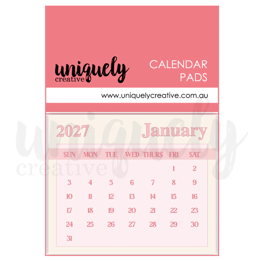 2027 Calendar Pads - 5 Packs