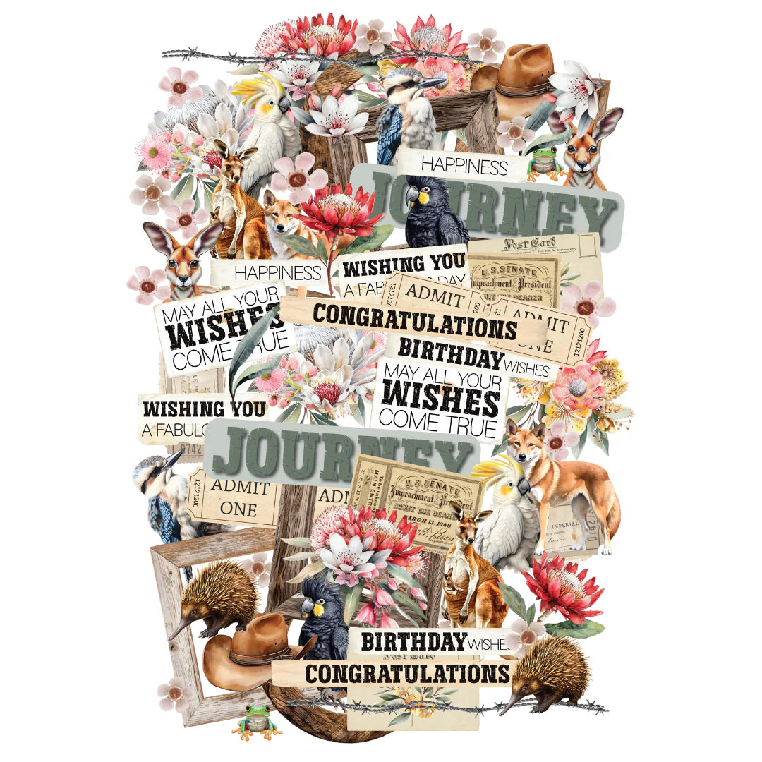 Uniquely Creative Echoes of the Outback Creative Cuts for scrapbooking and card making