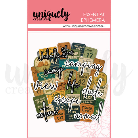 Field Notes Camping Tickets & Titles Ephemera