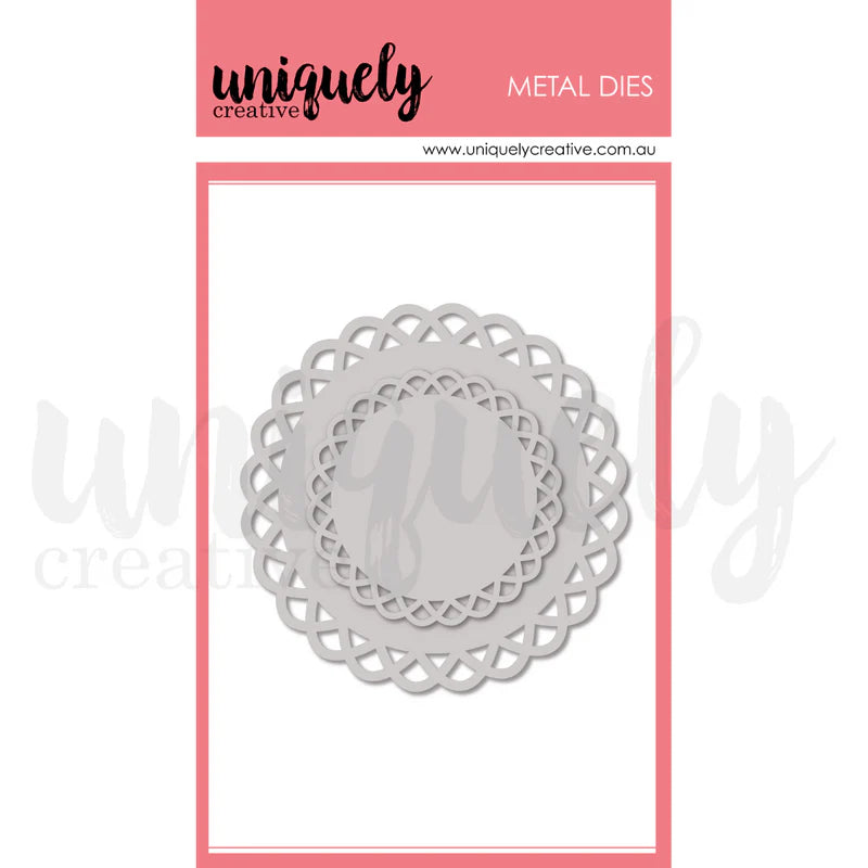 Uniquely Creative Lace Edge Circle Die