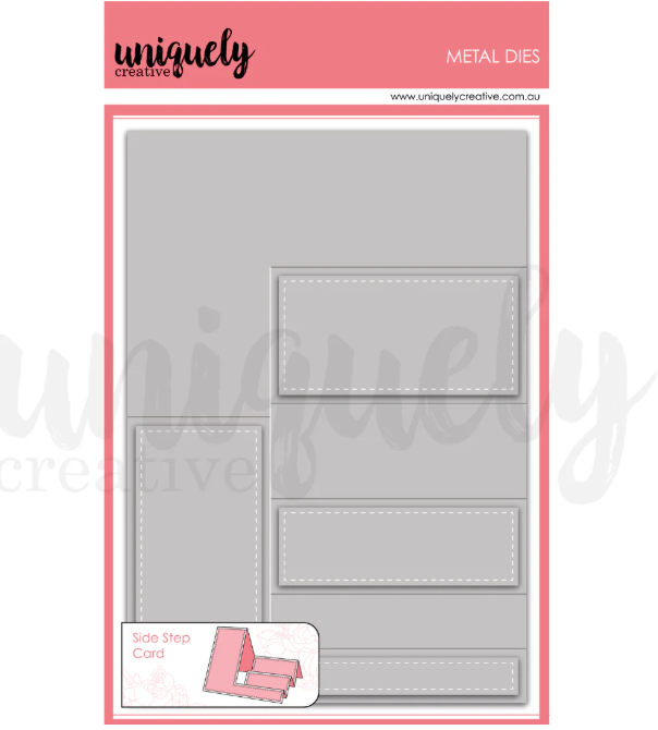 Uniquely Creative Side Stepper Card Die for Card Making