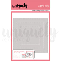 Square Photo Mat Border Die - Pierced