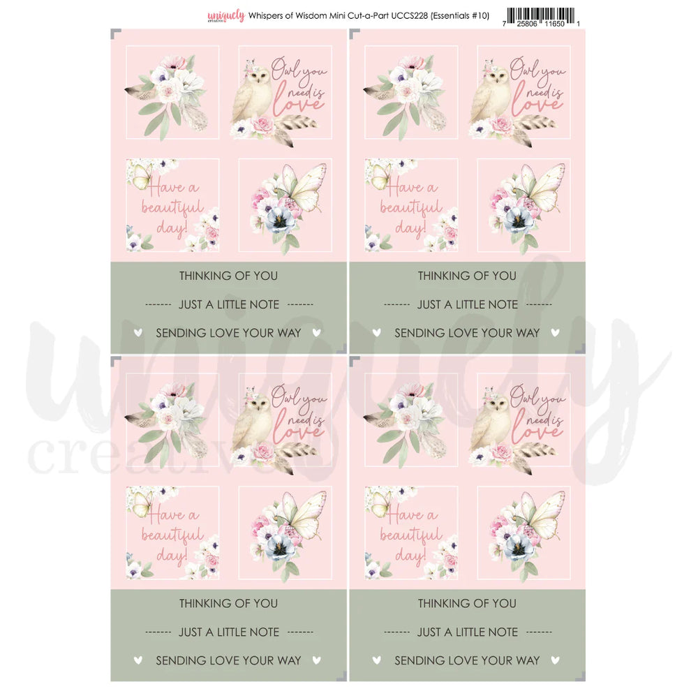 Whispers of Wisdom Cut-A-Part Sheet Mini