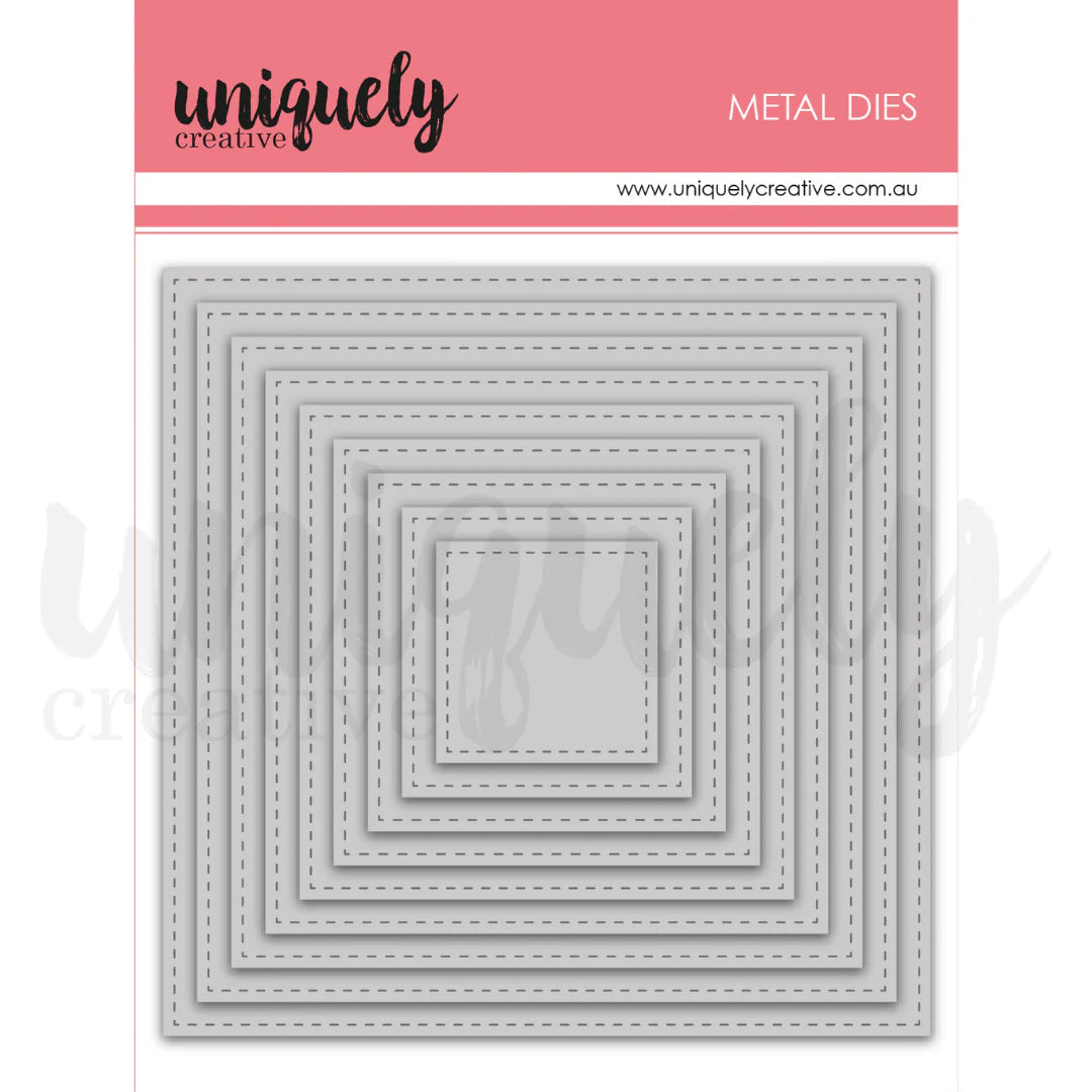 Uniquely Creative UCD1976 Stitched Nesting Square Dies