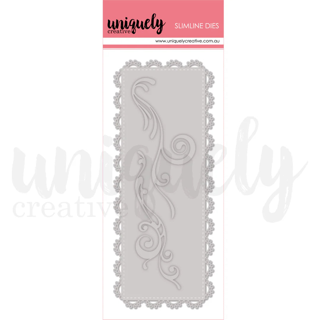 Uniquely Creative UCD2178 Slim Lace Flourishes Die