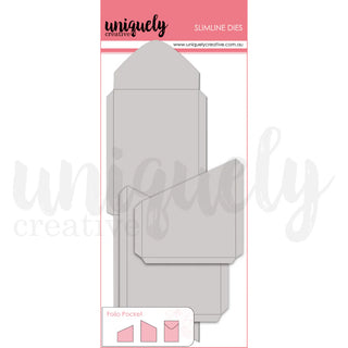 Uniquely Creative UCD2195 Folio Pocket Die for Scrapbooking