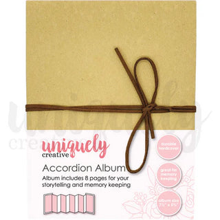 Uniquely Creative UCE1771 Kraft Accordion Album for making mini albums