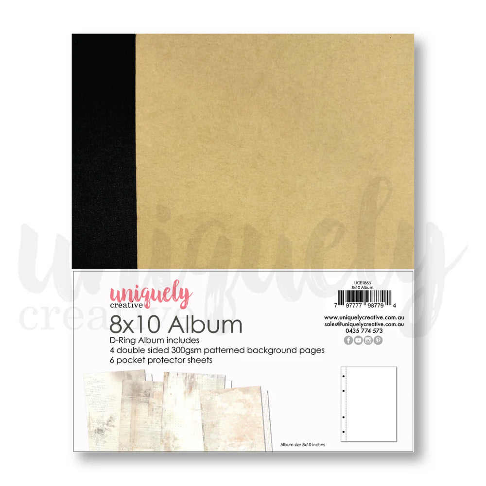 8"x10" D Ring Scrapbooking Album