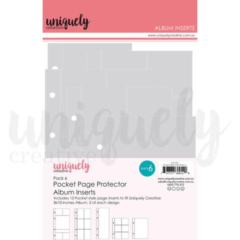 Pocket Page Album Inserts - Pack #6, 10 pieces