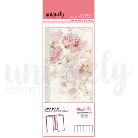 Dear Diary Slimline Fold-out Album