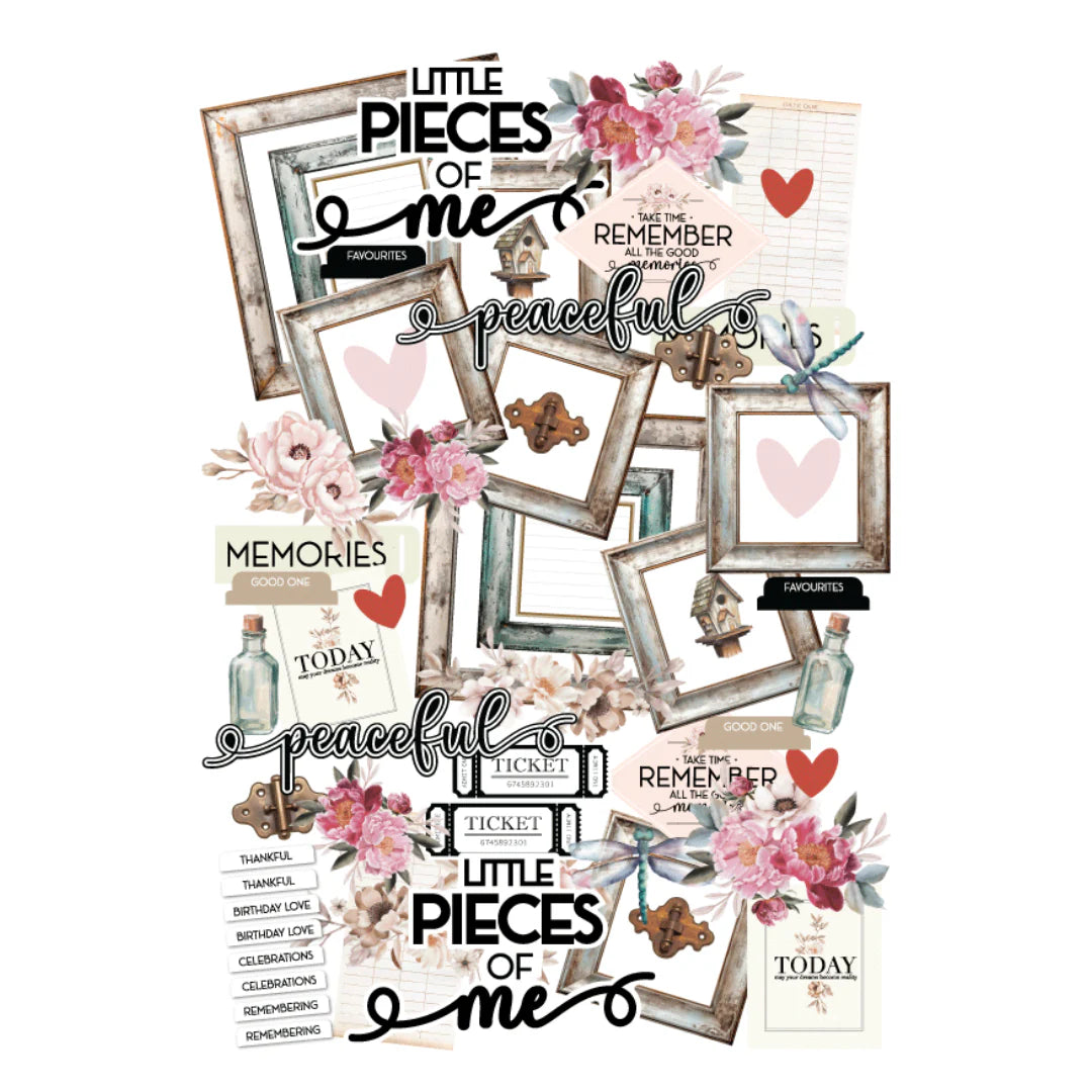 Uniquely Creative Vintage Walls Creative Cuts Ephemera Die Cut Pack