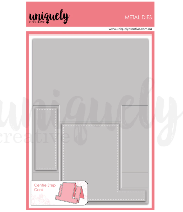 Uniquely Creative's Center Stepper Card Die
