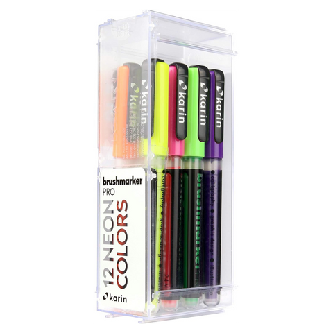 Brushmarker Neon Colors - Set of 12
