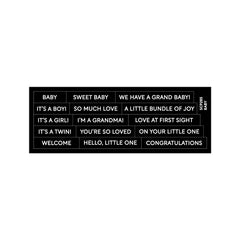 Subsentiments Baby Diecut Sentiment Strips