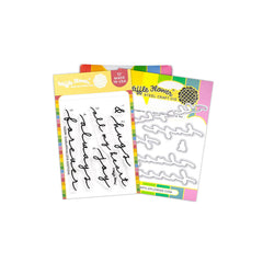 Overlapping Love Additions Stamp and Die Combo