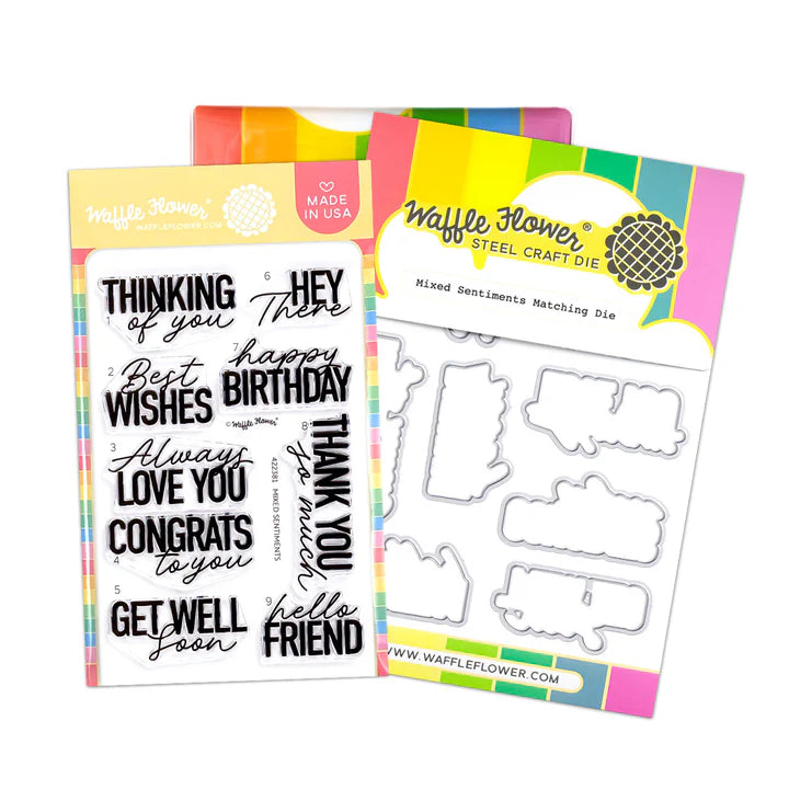 Mixed Sentiments Stamp and Die Combo