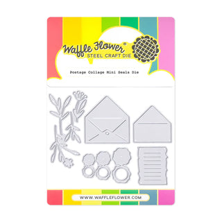 Waffle Flower 422003 Postage Collage Mini Seals Die
