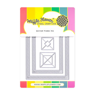 Waffle Flower 422008 Quilted Frames Die for Card Making