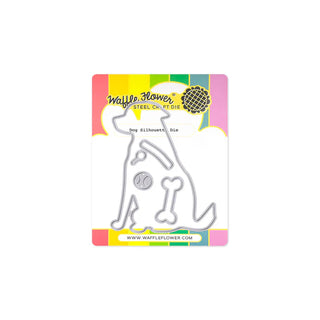 Waffle Flower 422018 Dog Silhouette Die for Card Making