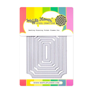 Waffle Flower 422058 Nesting Piercing Ticket Frames Dies