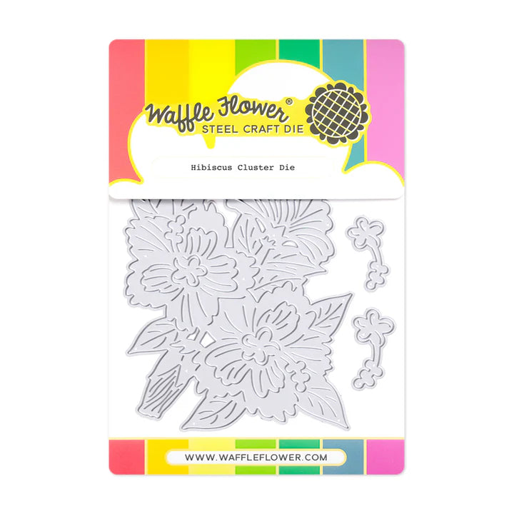 Waffle Flower 422194 Hibiscus Cluster Die