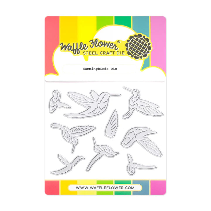 Waffle Flower Hummingbirds Die for Card Making