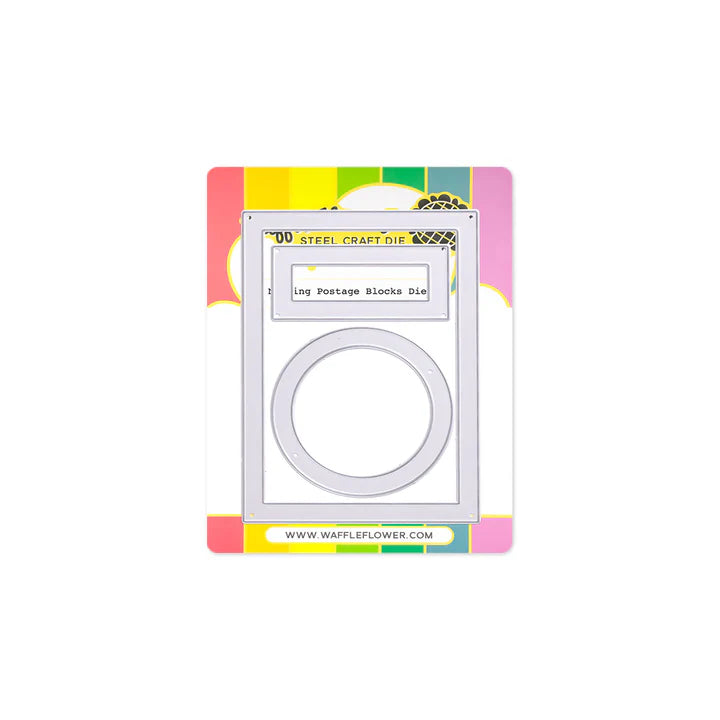 Nesting Postage Collage Blocks Die