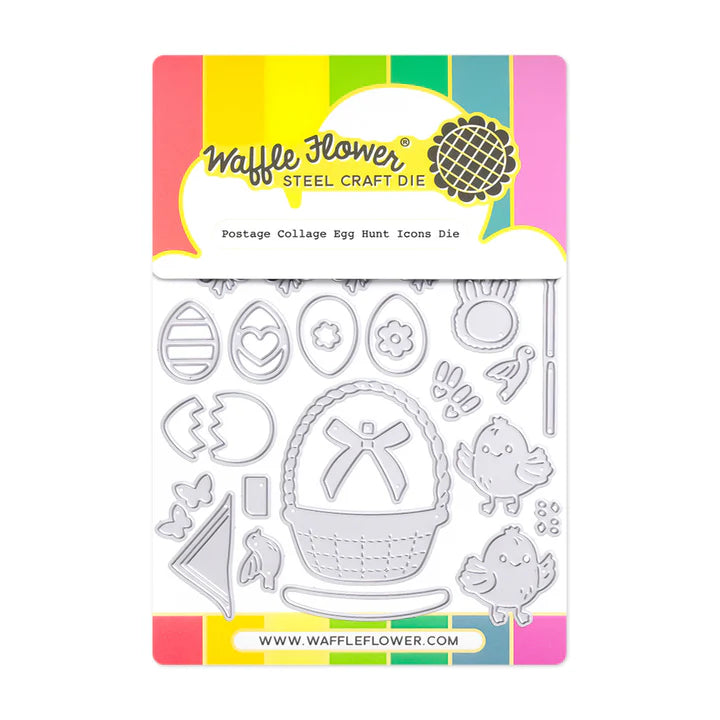 Postage Collage Egg Hunt Icons Die