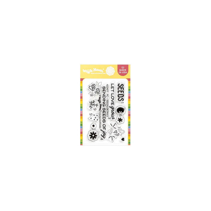 Postage Collage Seeds Details Stamp Set