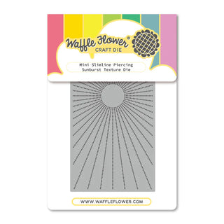 Waffle Flower Mini Slimine Piercing Sunburst Texture Die