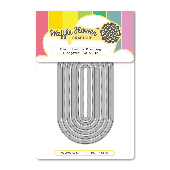 Mini Slimline Piercing Elongated Ovals Die