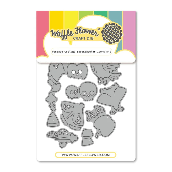Postage Collage Spooktacular Icons Die