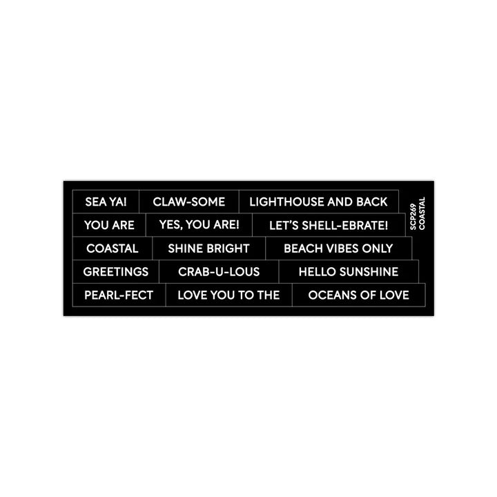 Subsentiments Coastal Die Cut