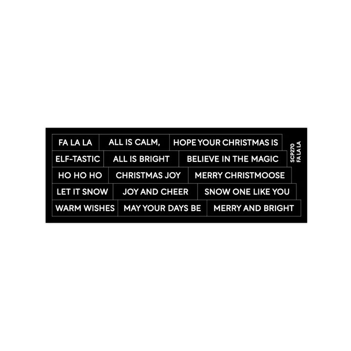 Subsentiments Fa La La Diecut