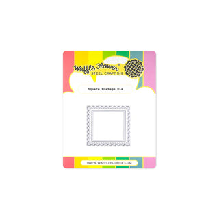 Waffle Flower Square Postage Die