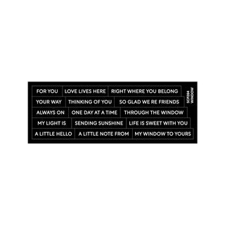 Waffle Flower Subsentiments Window Die Cut Sentiment Strips