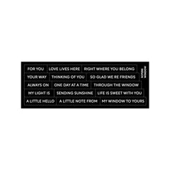 Subsentiments Window Diecut Sentiment Strips