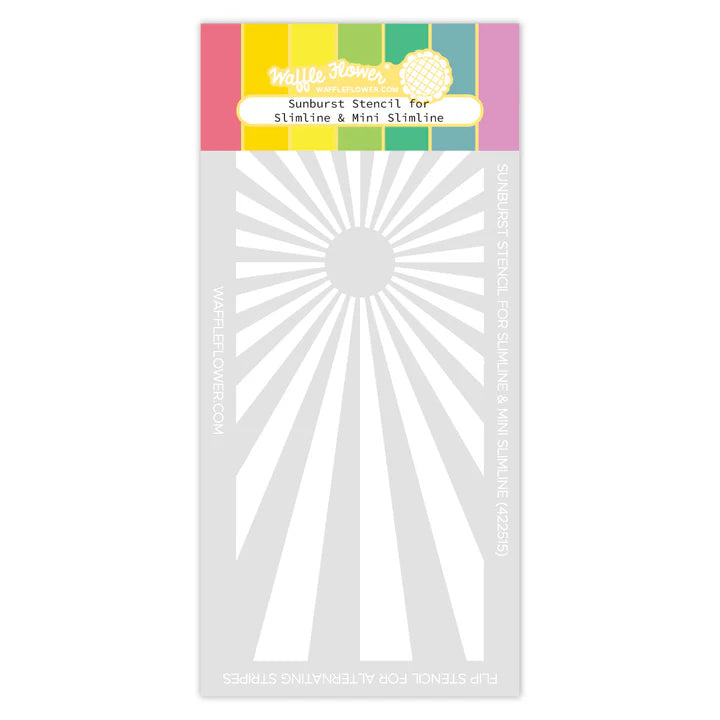Sunburst Stencil for Slimline & Mini Slimline