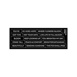 Waffle Flower Sunshine Subsentiments Diecut Sentiment Strips