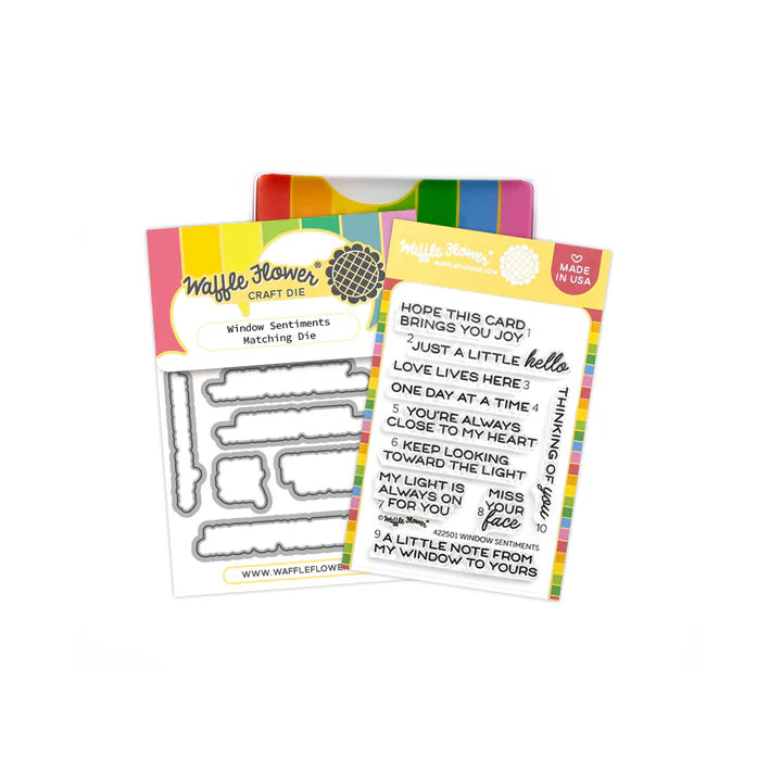 Window Sentiments Stamp and Die Combo Set