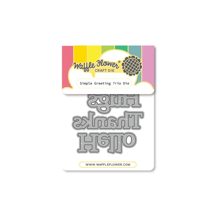 Simple Greetings Trio Die