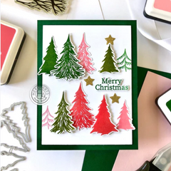 Winter Trees Stamp Bundle - Clear Stamp & Die Set