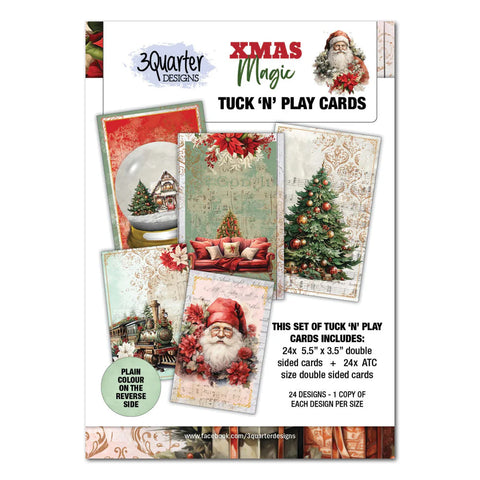 Xmas Magic Tuck N Play Cards