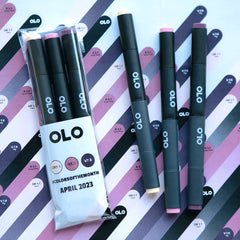 Olo April 2023 Color of the Month Set