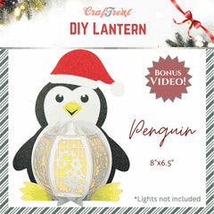 DIY Penguin Paper Lantern - Holiday Craft Kit