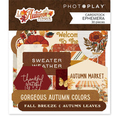 Autumn Junque Ephemera Die Cut Pack