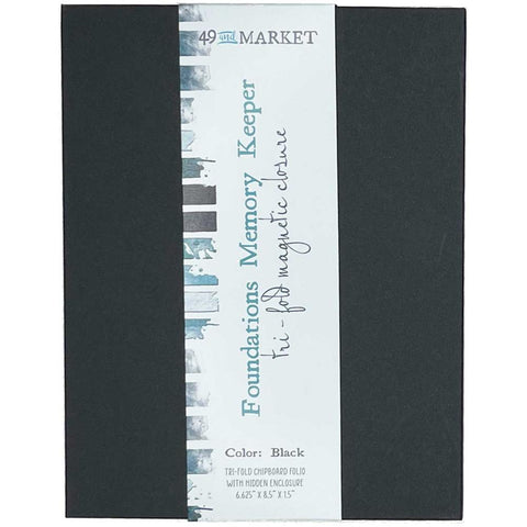 Foundations Memory Keeper Tri-Fold, Black