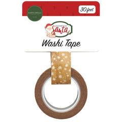 Letters to Santa Woodgrain Snow Washi