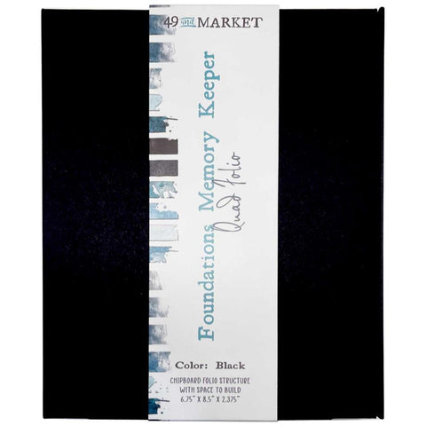 Foundations Memory Keeper Quad Folio - Black