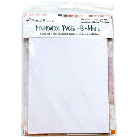 Foundation Pages - B - White